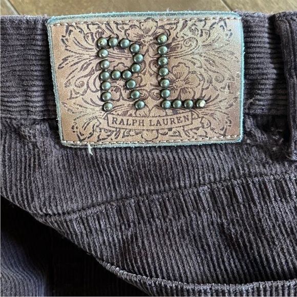 Vintage Ralph Lauren Brown Corduroy Straight Leg Pants Women’s Size 6 - Picture 5 of 7